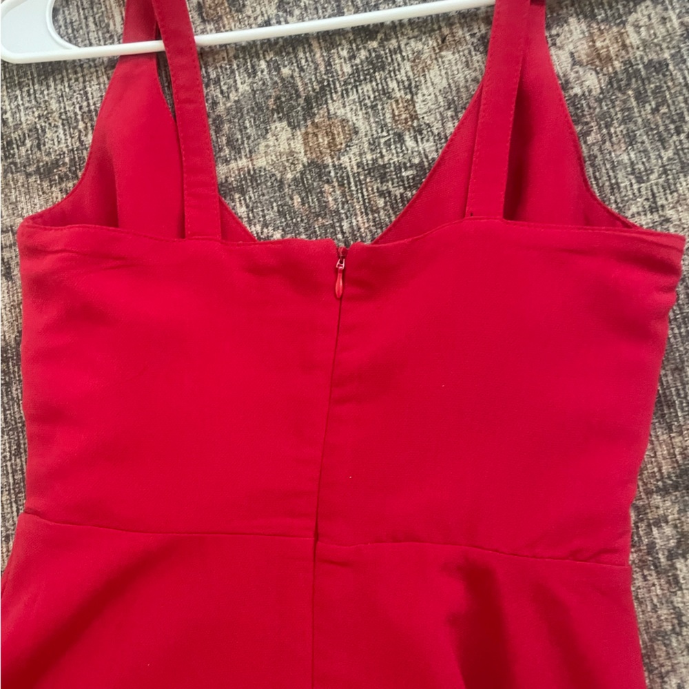 Lulu’s Red Skater Dress - Picture 3 of 5